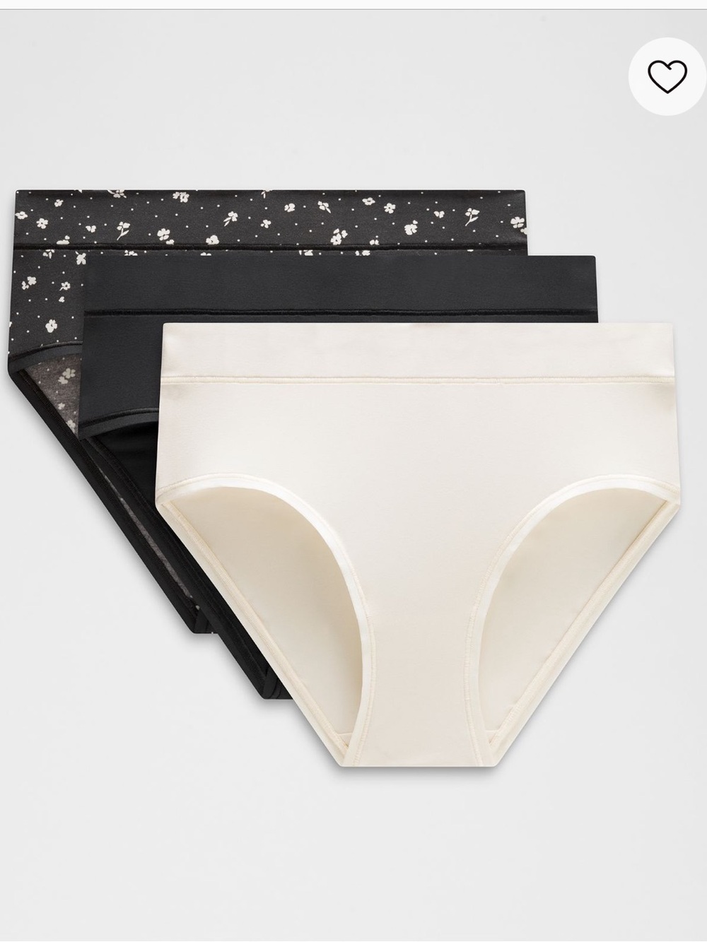 Lululemon UnderEase High-Rise Bikini Underwear 3 Pack Small NWT